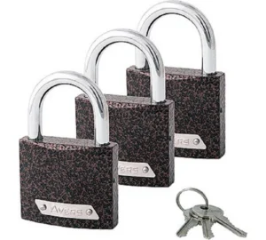 AVERS PD-01-50-Blister (3Locks+6Keys) 3 tabalukku avatav 1 võtmega